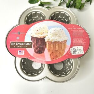 Nordic Ware NEW Ice Cream Cone Cupcake Baking Pan